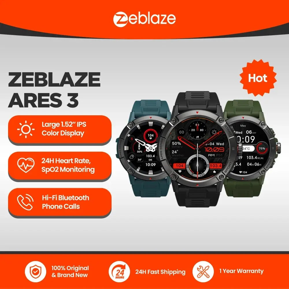 Reloj Smartwatch Zeblaze Ares 3