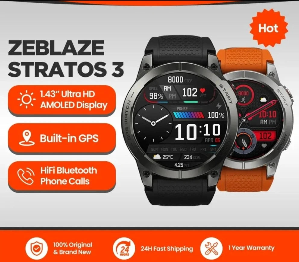 Reloj Zeblaze Stratos 3 Premium GPS strava
