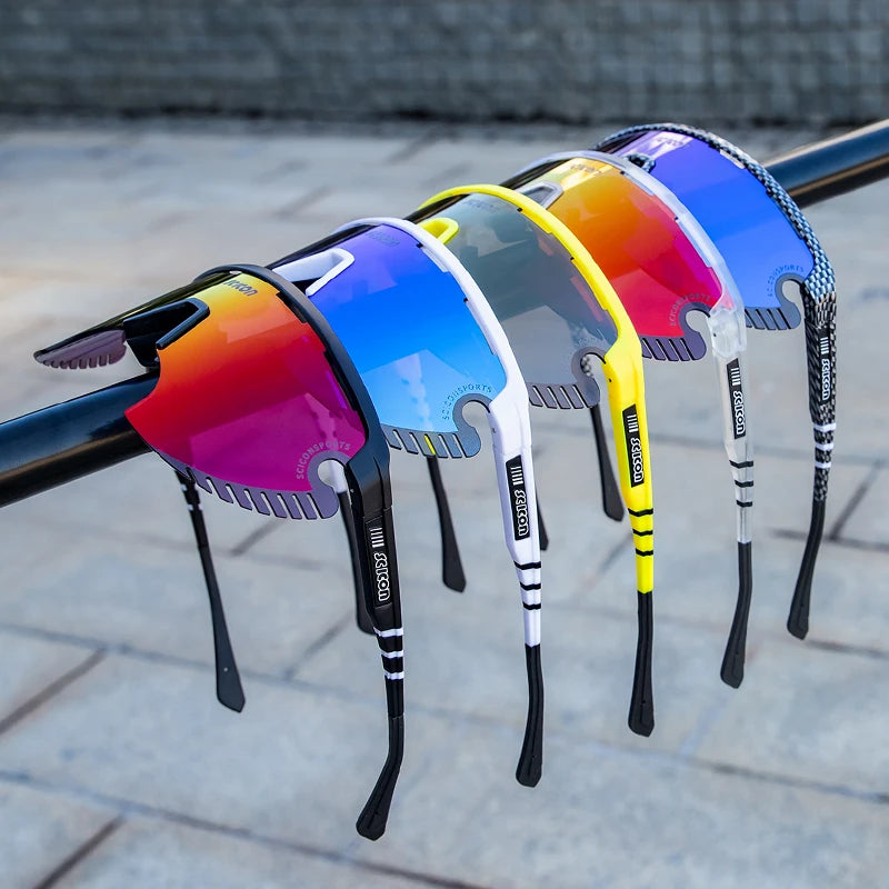SCICON-gafas de sol de ciclismo para hombre y mujer